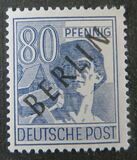 [BERLIN in Black Overprint on "Allied Occupation Zone" Stamps, Tipi A14]