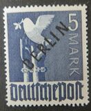 [BERLIN in Black Overprint on "Allied Occupation Zone" Stamps, veids A19]