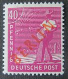[BERLIN in Red Overprint on "Allied Occupation Zone" Stamps, type B8]