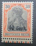 [German Empire Postage Stamps Surcharged, type A6]