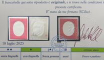 [Kink Victor Emmanuel II - White Background in Oval, type C4]