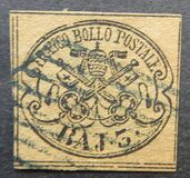 [Coat of Arms - Black Print on Colored Paper, type D1]