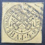[Coat of Arms - Black Print on Colored Paper, type E]