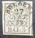 [Stemma - Stampa in nero su carta colorata, Scrivi F]