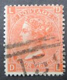 [Queen Victoria - Large White Control Letters in Corners, type L1]