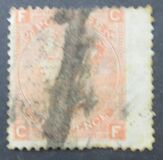 [Queen Victoria - Large White Control Letters in Corners, type L1]