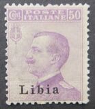 [Italian Postage Stamps Overprinted "Libia", type A11]