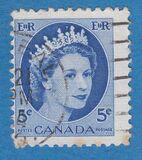 [Queen Elizabeth II - Normal Paper, See 1962 for Fluorescent Stripes, jenis GT4]