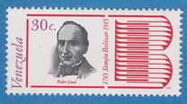 [The 200th Anniversary of the Birth of Simon Bolivar, 1783-1830, tyyppi CHZ]