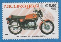[Airmail - The 100th Anniversary of the Motorcycle, type BOM]