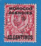 [Great Britain Postage Stamps Overprinted "MOROCCO AGENCIES", type A1]