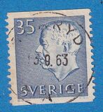 [King Gustaf VI Adolf of Sweden & Tree Crowns - New Colors and Values, тып FA60]