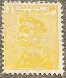 [King Peter I - New Colors. See Also No.94-105, tegund O20]