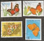 [Stamps marked "République Sahraoui", "Saharan Republic" or "Sahara Occ. R.A.S.D" relate to a disputed area. The Morocco Postal Service has stated that they do not regard these stamps as legitimate, type A]