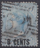 [Queen Victoria Issues Surcharged, type P1]