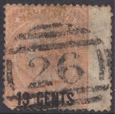 [Queen Victoria Issues Surcharged, type P2]