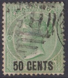 [Queen Victoria Issues Surcharged, type P6]