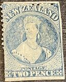 [Queen Victoria -  Perforated by Order from the Dunedin Postmaster, type A15]