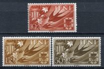 [Charity Stamps for Valencia - Barn Swallow & Coat of Arms, type AV]