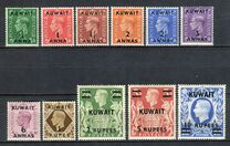 [King George VI - Stamps of Great Britain Overprinted "KUWAIT" and Surcharged New Values in Indian Currency, tip BE]