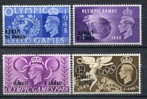 [Olympic Games - London, England - Great Britain Postage Stamps of 1948 Surcharged, Tip BK]