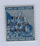 [Cape of Good Hope Postage Stamps Overprinted "BRITISH SOUTH AFRICA COMPANY.", տեսակ I4]