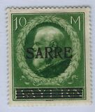 [Bavaria Postage Stamps Overprinted "SARRE", tyyppi E1]