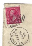 [George Washington, 1732-1799 - Lines do Not Cross Frame of Triangle, type BX14]