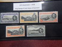 [King George VI and Views of Ascension, tip O]