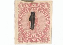 [No. 1 Surcharged, type N]