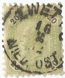[Emperor Franz Josef I, 1830-1916 - Black Numerals on White Background, type P]