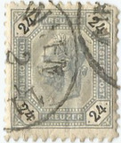 [Emperor Franz Josef I, 1830-1916 - Black Numerals on White Background, type P1]