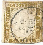 [King Victor Emmanuel II - This Issue Vary Greatly in Colour, тип D4]