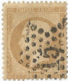 [Emperor Napoléon III - Perforated, tip C12]