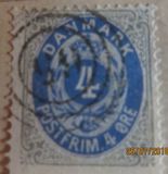 [Royal Emblem - New Drawing - Value in "ØRE" - Different Perforation, type G18]