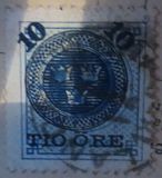 [Numerals in Circle Stamps of 1877-1878 Overprinted with Tree Crowns and Surcharged, Tip I]