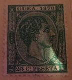 [Alfonso XII - "CUBA 1878", tipo E8]