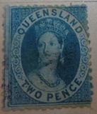 [Queen Victoria - As Previous, Rough Perforation, type A13]