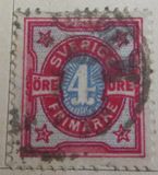 [Numeral Stamps, type K3]