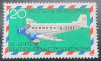 [The 50th Anniversary of the German Airmail, τύπος OD]