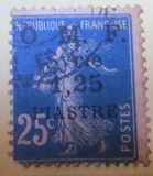 [French Postage Stamps Surcharged & Overprinted "O.M.F. - Syrie" - "Value" in 2 Lines, Tip I4]
