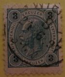 [Emperor Franz Josef I, 1830-1916 - Granite Paper. Numerals in Black, type N2]