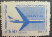 [Airmail - Inauguration of "Caravelle" Airliners by Brazilian National Airlines, Tip AJA]