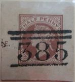 [English Postage Stamps Overprinted "CYPRUS", type A]
