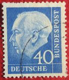 [Professor Th.Heuss - New Size and Colors, typ DB1]