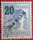 [Overprinted "Allied Occupation Zone" Stamps, Tipi T2]