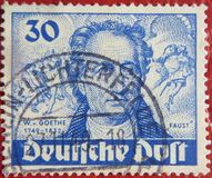 [The 200th Anniversary of the Birth of Johann Wolfgang von Goethe - Poet, type S]