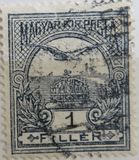 [Turul over Crown of Saint Stephen - Different Watermark, type F85]