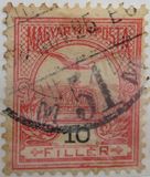 [Turul over Crown of Saint Stephen - New Watermark, type F36]