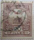 [Turul over Crown of Saint Stephen - Different Watermark, type F93]